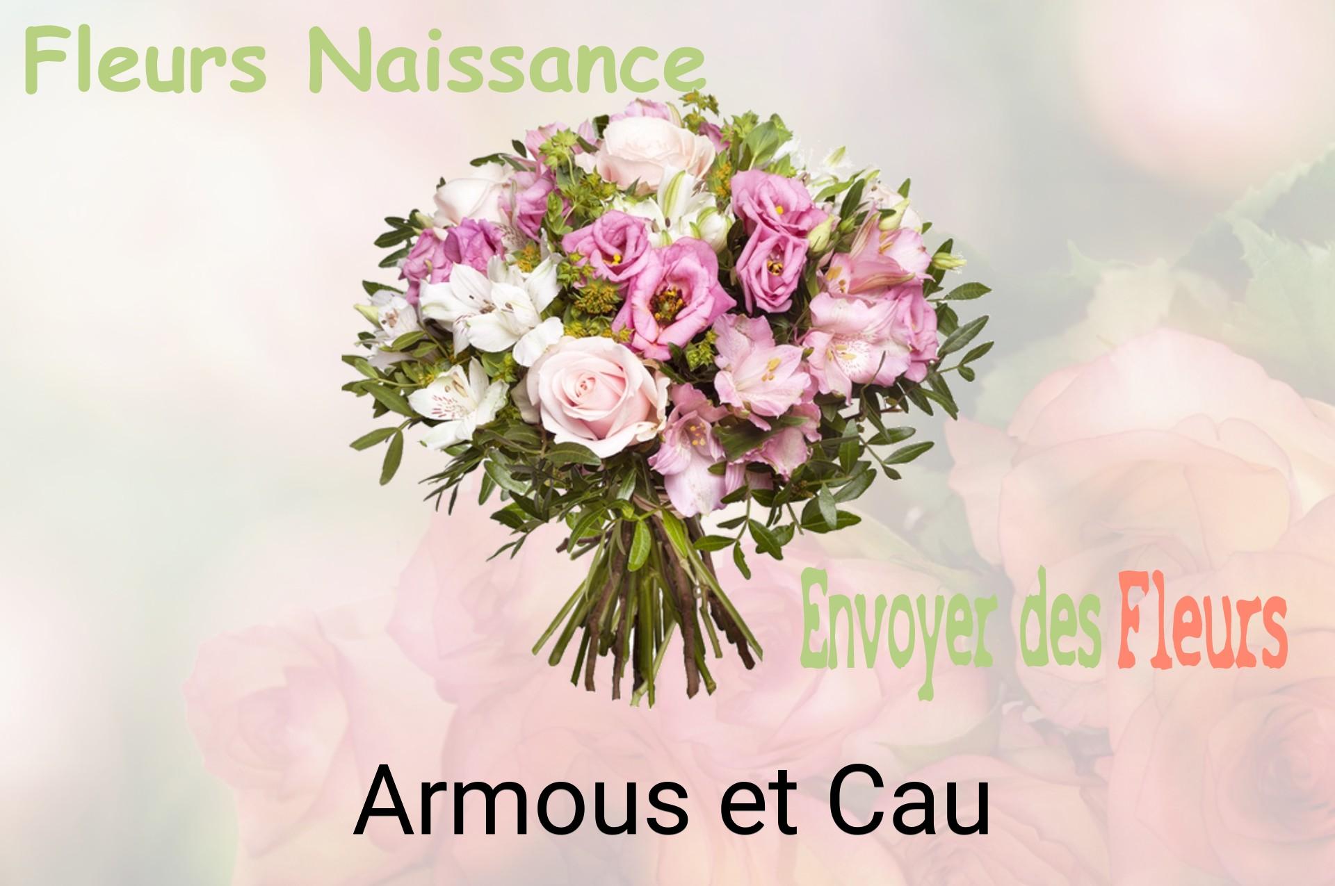 Bouquet de fleurs de naissance livré à Armous-et-Cau